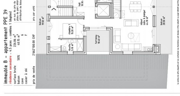 FOTI IMMO - Attique de standing en duplex de 4,5 pièces avec mezzanine. image 5