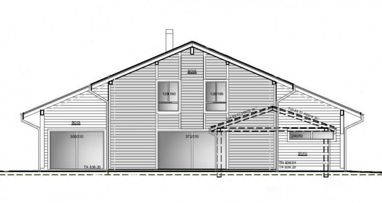 Villa de 2 appartements de 4.5 et de 2.5 pièces en construction image 1