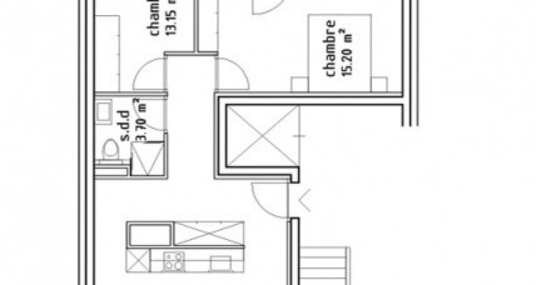 FOTI IMMO - Appartement de 3,5 pièces avec terrasses. image 6