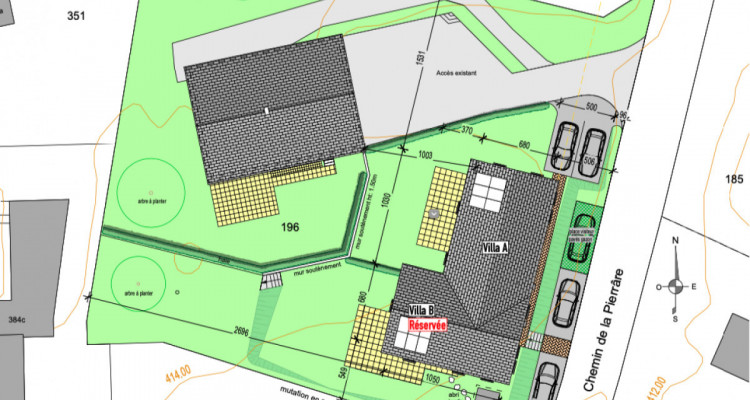 Projet de 2 villas jumelles - Idéalement située au calme image 5