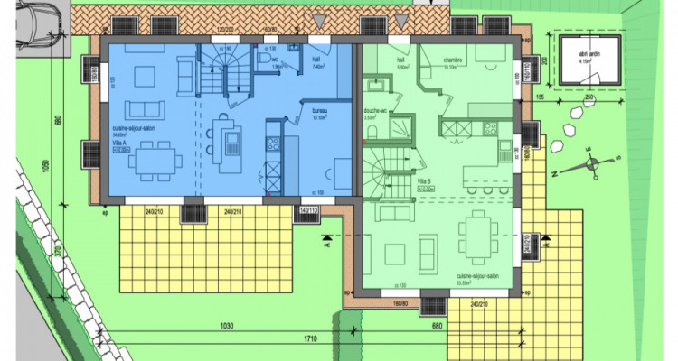 Projet de 2 villas jumelles - Idéalement située au calme image 7
