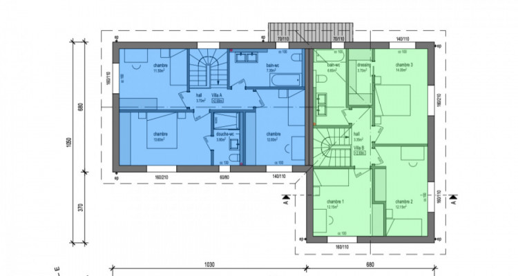 Projet de 2 villas jumelles - Idéalement située au calme image 8