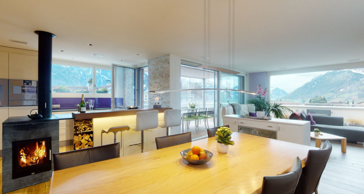 Exklusive Attikawohnung mit fantastischer Aussicht image 6