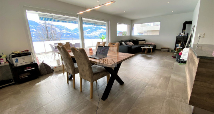 Magnifique 3,5p moderne et design avec large terrasse panoramique aux Mouresses à Savièse image 5