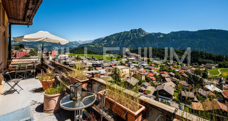 Appartement luxueux avec vue imprenable au centre de Leysin image 1