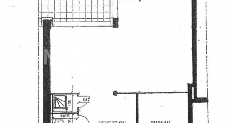 Bureau moderne de 4P aux Eaux Vives. image 1