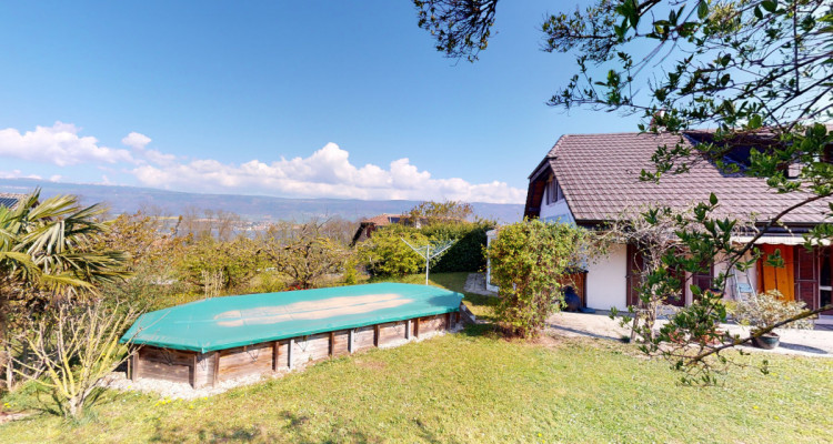 Villa de 6.5 pièces avec piscine et vue sur le lac à Champ-Pittet image 1