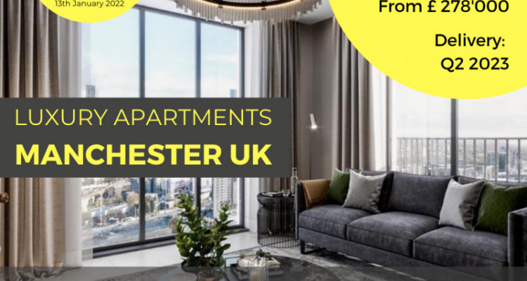 New 2-bedroom deluxe apartments near Manchester city center. image 2