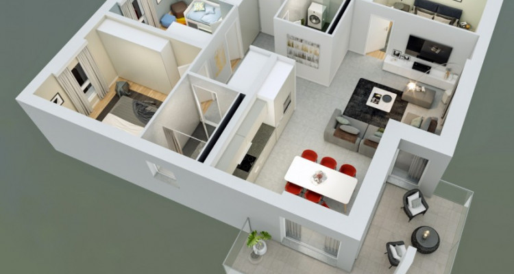FOTI IMMO - Appartement de 4,5 pièces avec balcon. image 6