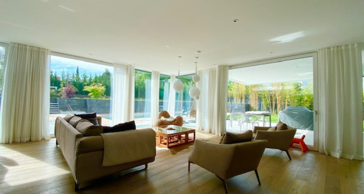 Villa moderne individuelle avec piscine à Vésenaz image 4