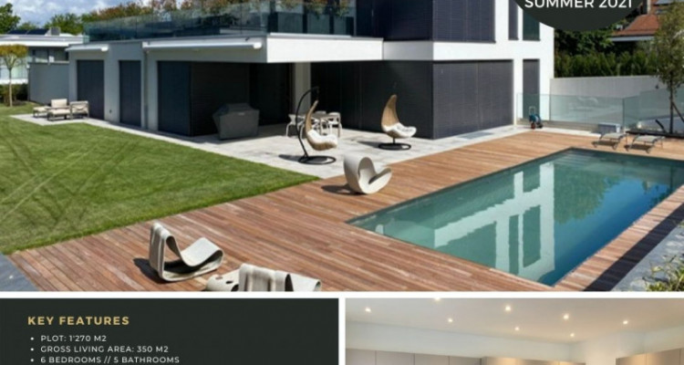 Villa moderne individuelle avec piscine à Vésenaz image 1