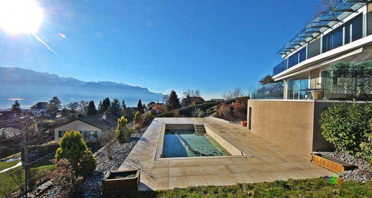 Villa de haut Standing 190° de vue imprenable aux portes de Vevey image 15