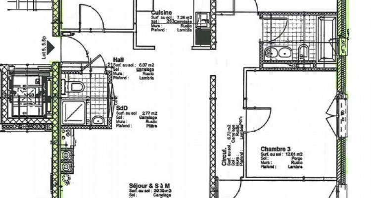 HOME SERVICE vous propose un appartement de 5,5 pièces avec balcons. image 6
