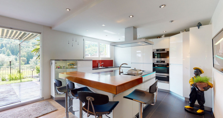 Ruhiges Terrassenhaus mit attraktivem Garten und Sicht ins Grüne image 6