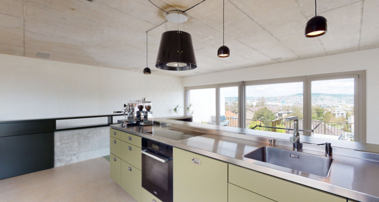 Moderne Duplex-Attika mit spektakulärer Aussicht in Zürich image 5