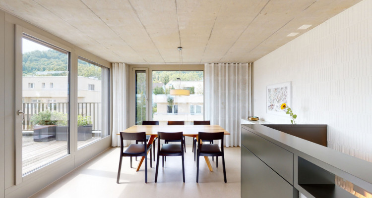 Moderne Duplex-Attika mit spektakulärer Aussicht in Zürich image 7