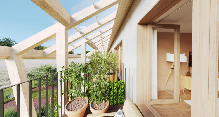 Le Clos du Soleil - Lot 08 - Duplex traversant avec balcon et patio image 9