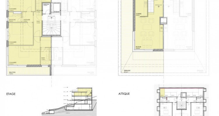 Duplex en attique avec panorama / C2 image 6