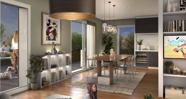 Appartement 108,6m2 PPE- 4 Pièces + Grand Jardin Corsier Genève image 4