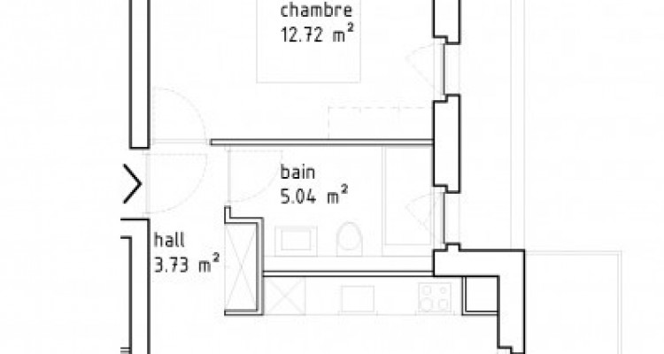 FOTI IMMO - Appartement de 2,5 pièces en attique avec 2 balcons. image 6