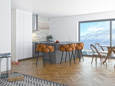 EVIONNAZ - REZ-DE-JARDIN NEUF - 2.5 PIECES - 9131111 image 3