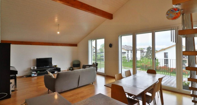 Superbe duplex en attique avec vue sur le Jura et double pk image 1