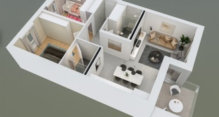 FOTI IMMO - Appartement de 3,5 pièces avec balcon. image 5