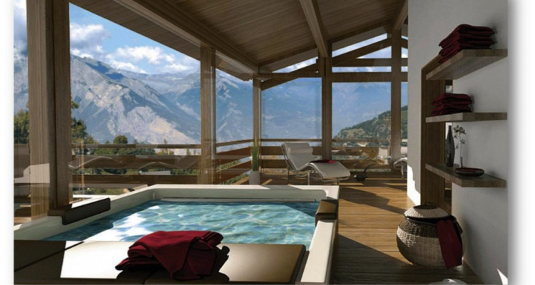 CAMPANULE : Luxueux chalet 7,5 pièces NEUF au coeur de la Tzoumaz  image 1