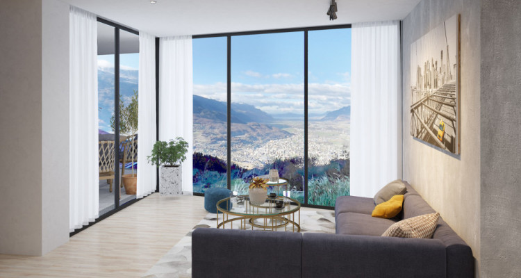 Prafenne - Villa individuelle sur plan avec vue imprenable vallée image 2