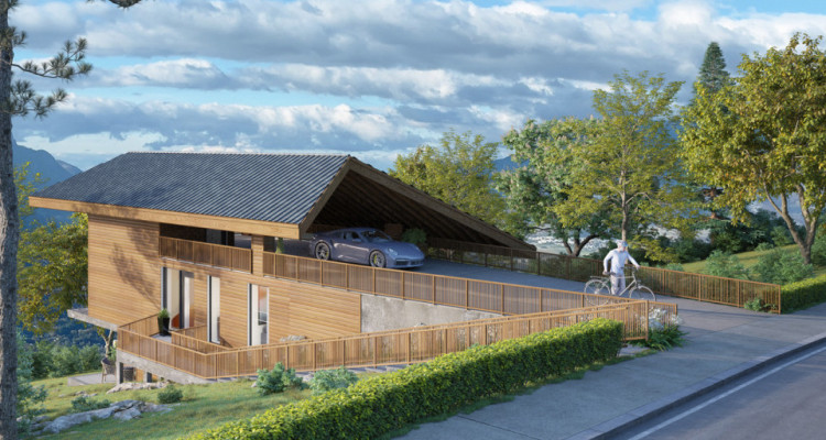 Prafenne - Villa individuelle sur plan avec vue imprenable vallée image 8