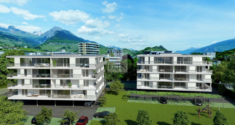 Appartement 2,5 pièces neuf  avec 32 m2 de balcon-terrasse au 1er étage image 1