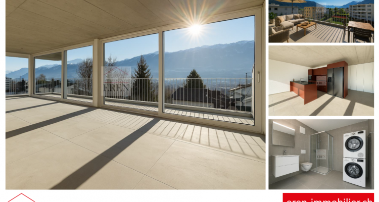 Résidence Palladio à Conthey : Appartements neufs haut de gamme du studio à lattique 4,5 pièces image 2