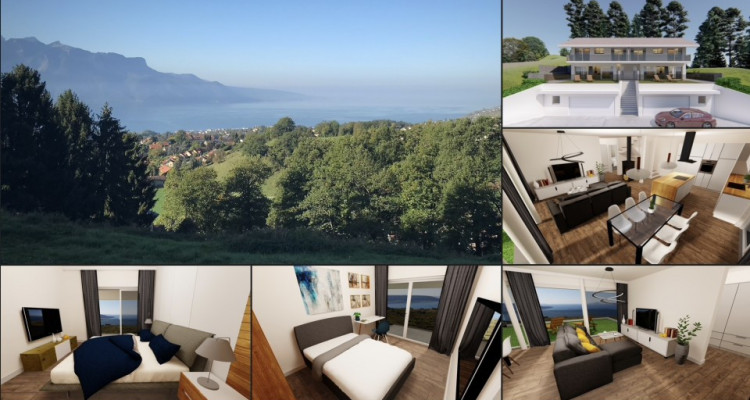 St-Légier – nouveau projet avec vue à 180° sur le lac et les Alpes ! image 2