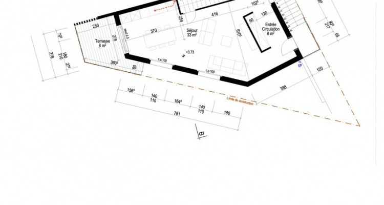 FOTI IMMO - Grand duplex dans les combles de 4,5 pièces avec balcon. image 3