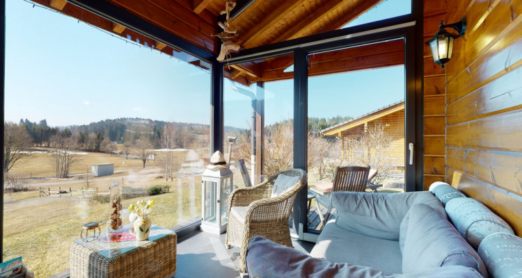 Splendide maison de type chalet avec magnifique vue sur la campagne image 1