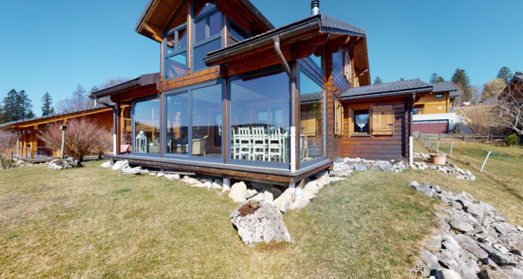 Splendide maison de type chalet avec magnifique vue sur la campagne image 2