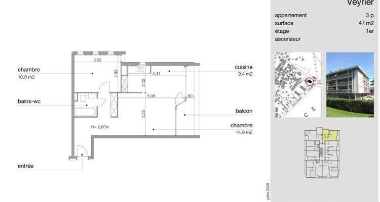 Appartement Veyrier - 3 pièces image 8