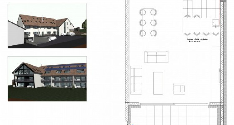 Appartement neuf en PPE avec vue sur les Alpes, vente sur plans image 8