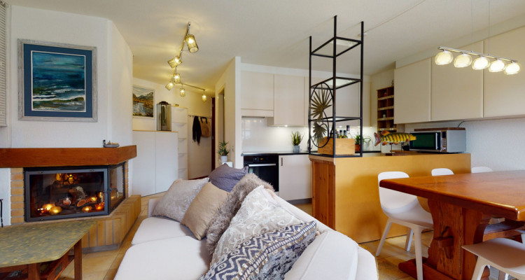 Duplex avec mezzanine et surcombles au coeur de Gland. Un charme fou! image 2