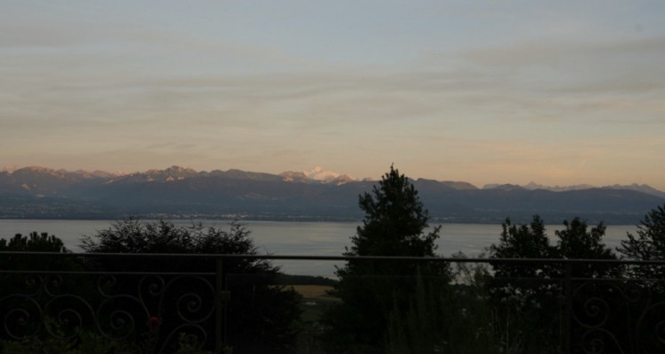 Rare: maison de maître avec vue Lac, Alpes et Mont-Blanc. image 2