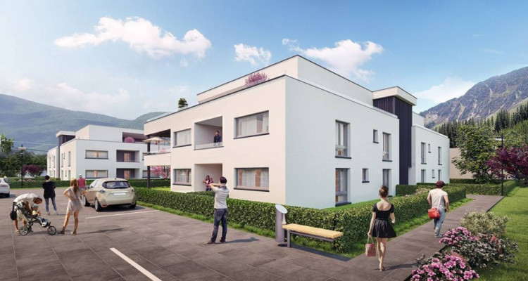 Appartement 3.5 pièces neuf 92 m2 avec parking souterrain à Vétroz image 1
