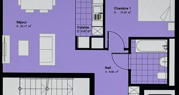 Appartement Vernier - 3 pièces image 9
