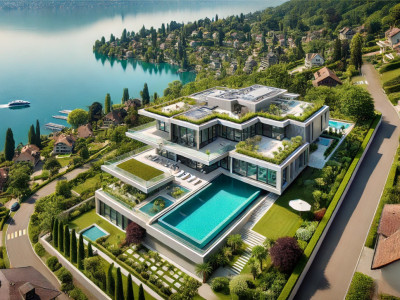 Villa dexception avec vue sur le lac à Cologny, Genève  (GE-CH) image 1