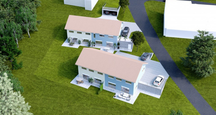 Permis de construire délivré - Nouvelle promotion de 2x2 villas contiguës à 10 minutes dOron image 2