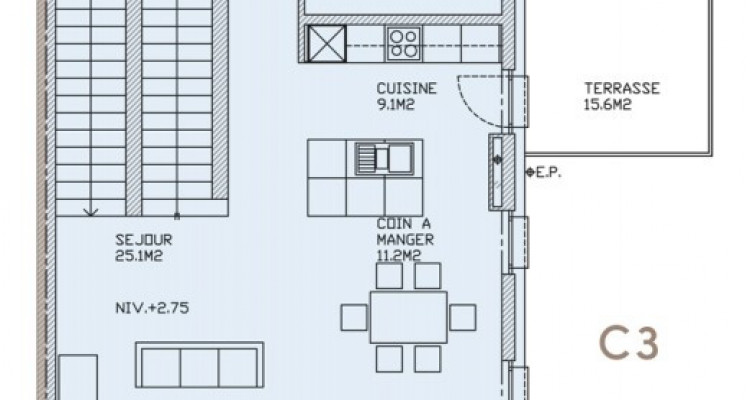 Appartement en duplex de 4,5 pièces avec balcon. image 6