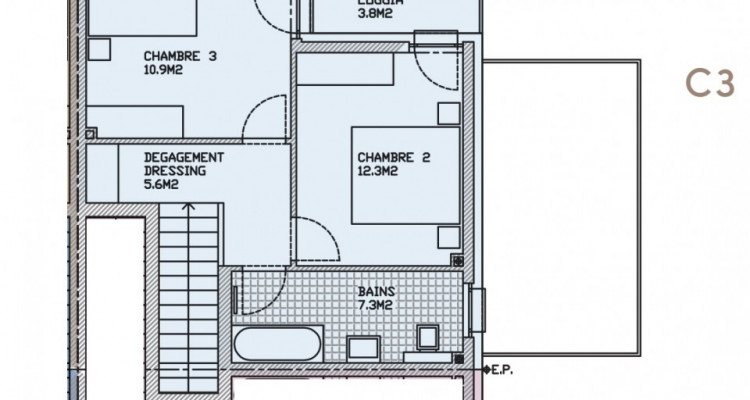 Appartement en duplex de 4,5 pièces avec balcon. image 7