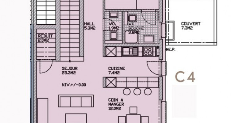 Bel appartement en duplex de 4,5 pièces avec terrasse. image 6