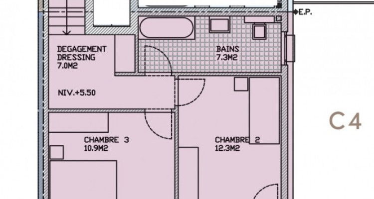 Bel appartement en duplex de 4,5 pièces avec terrasse. image 7