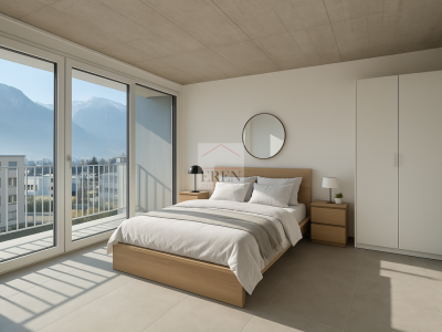 Magnifique et lumineux attique 3,5 / 4 pièces avec façade vitrées et balcon-terrasse panoramique sud-est image 6