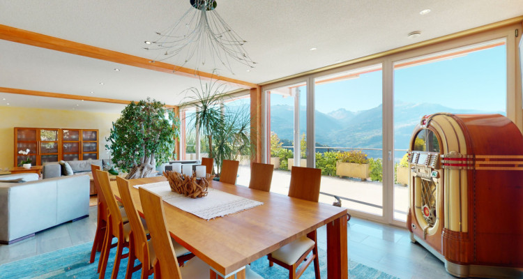 Splendide maison Minergie de luxe avec vue panoramique à Savièse image 4